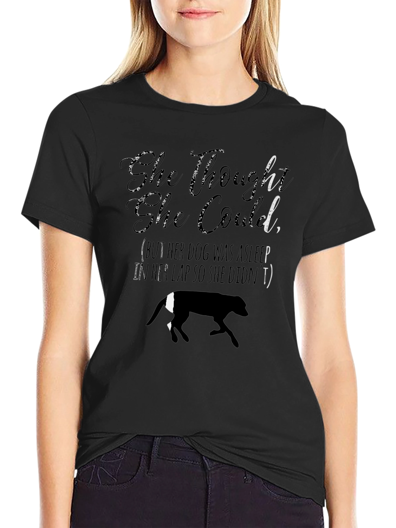 She Thought She Could Dog Lover T-Shirt