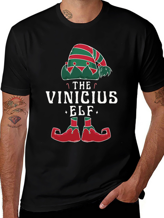 The Vinicius Elf T-Shirt - Holiday Christmas Tee