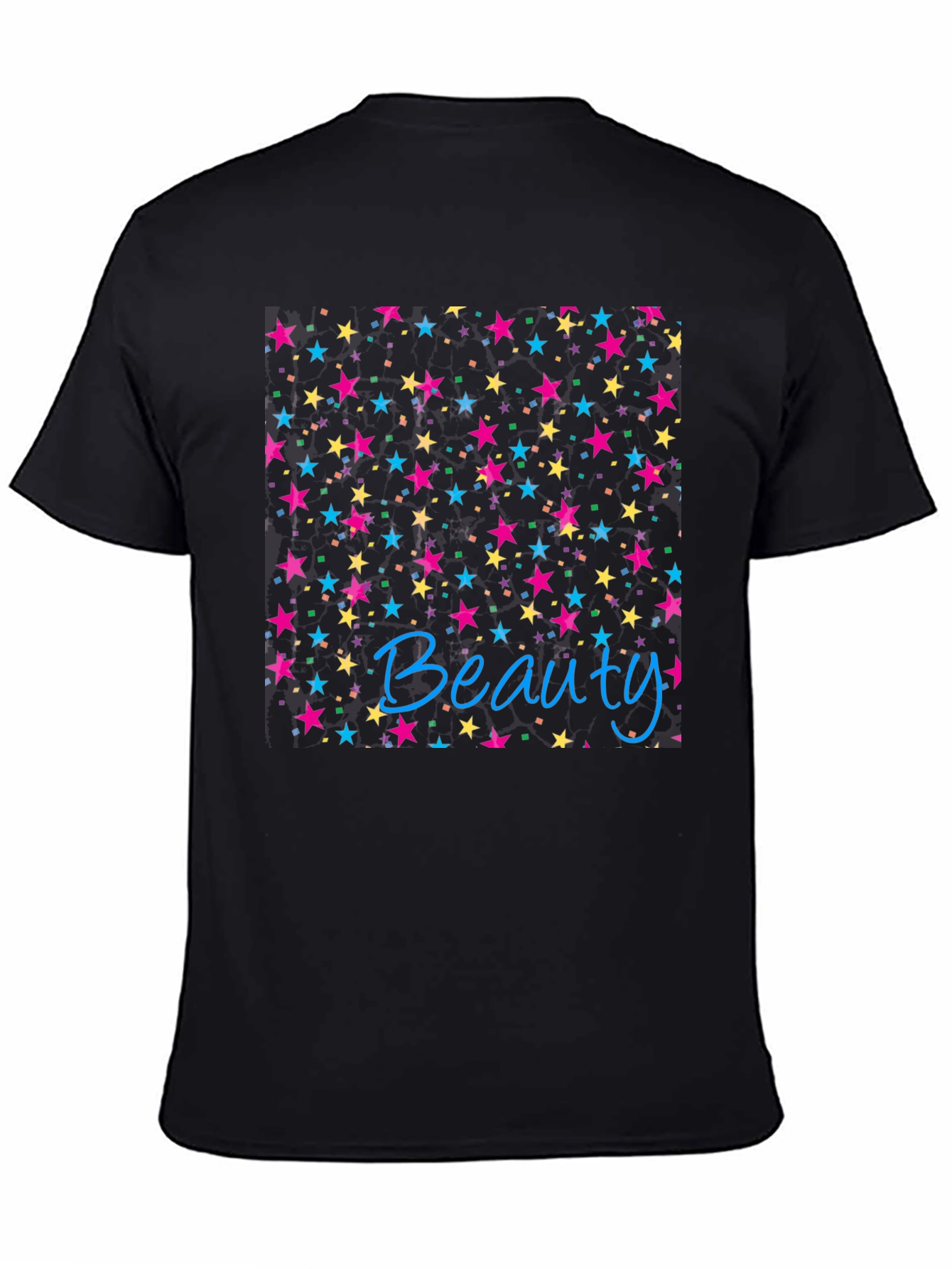 Beauty Starry Night Black T-Shirt