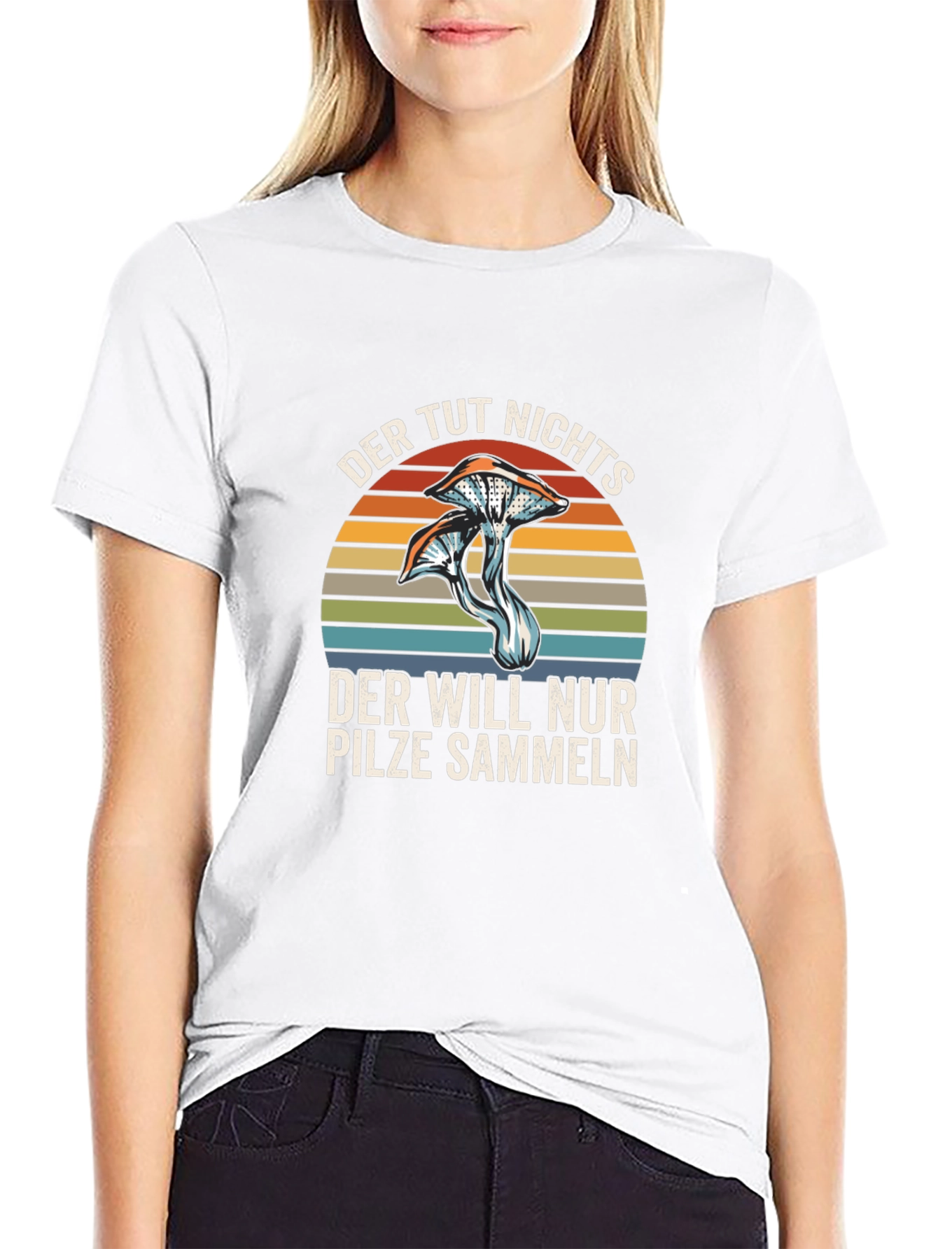Mushroom Hunter T-Shirt - German Humorous Design