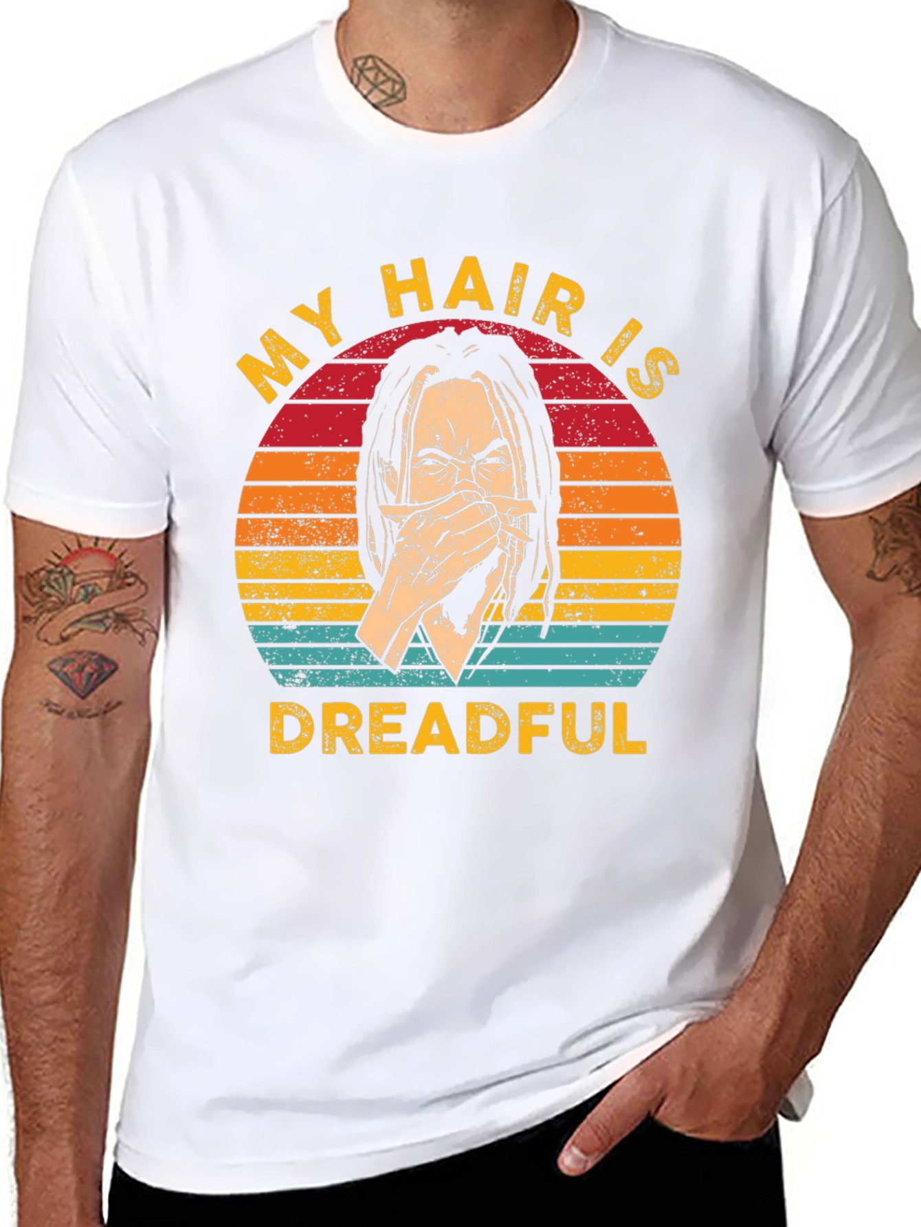 My Hair Is Dreadful T-Shirt - Funny Graphic Tee