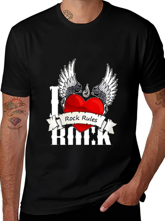 I Heart Rock Rules T-Shirt