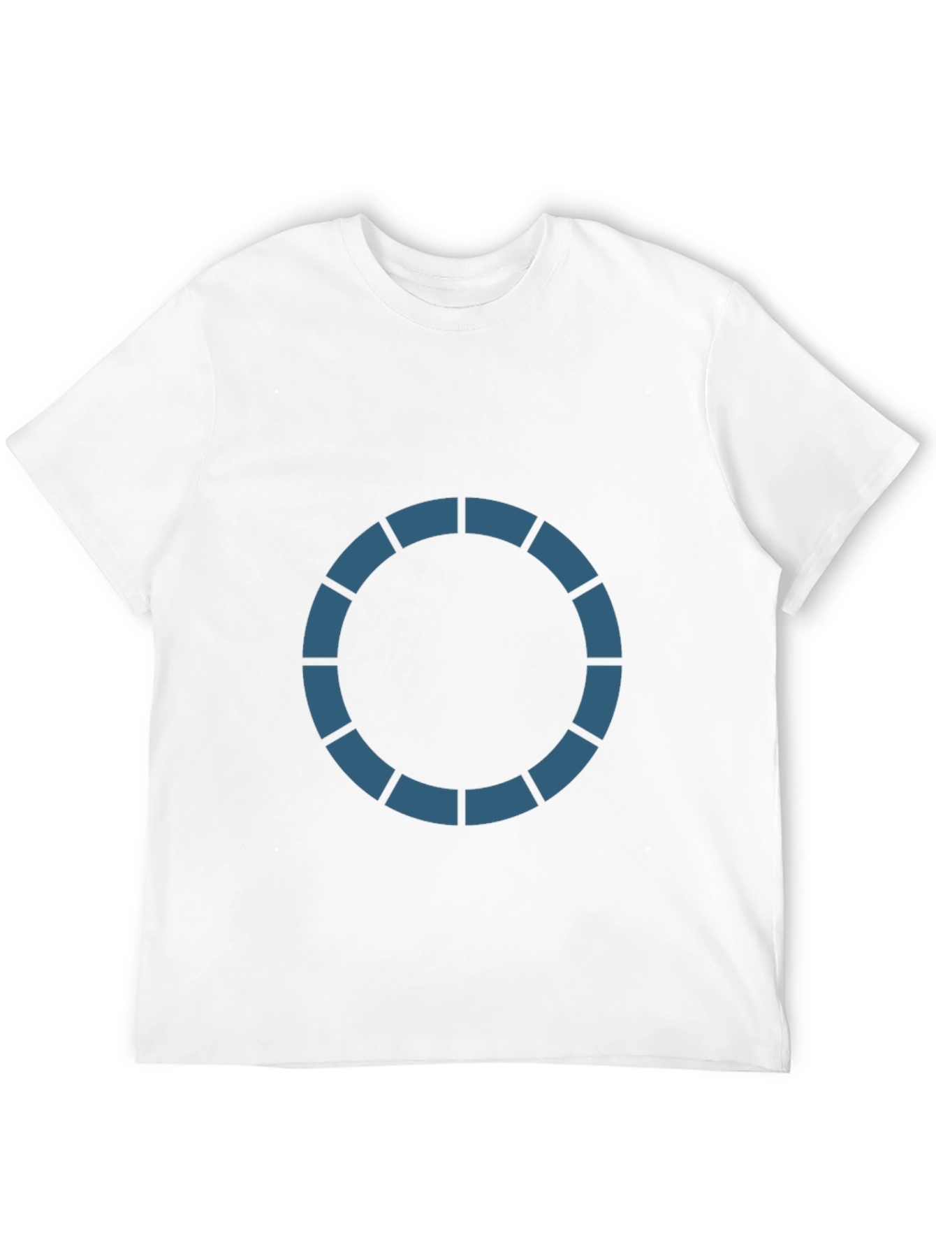 Geometric Circle Graphic Black T-Shirt