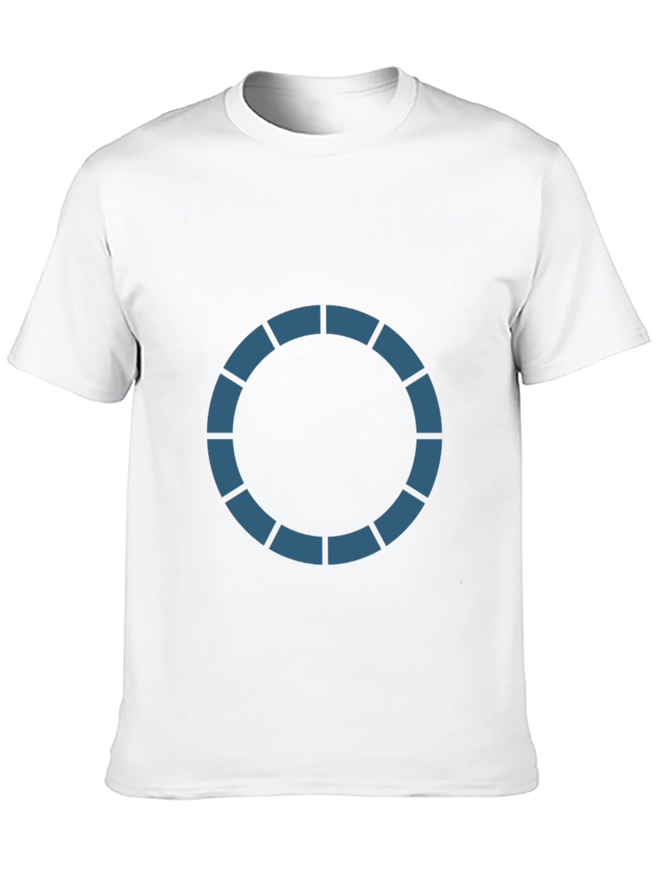 Geometric Circle Graphic Black T-Shirt
