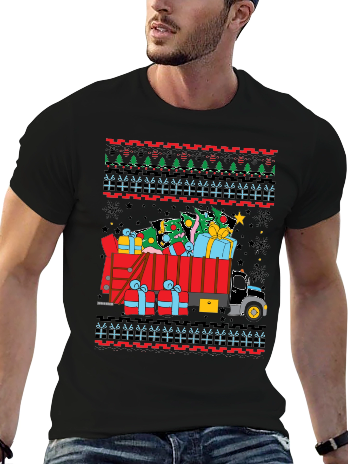 Ugly Christmas Truck T-Shirt