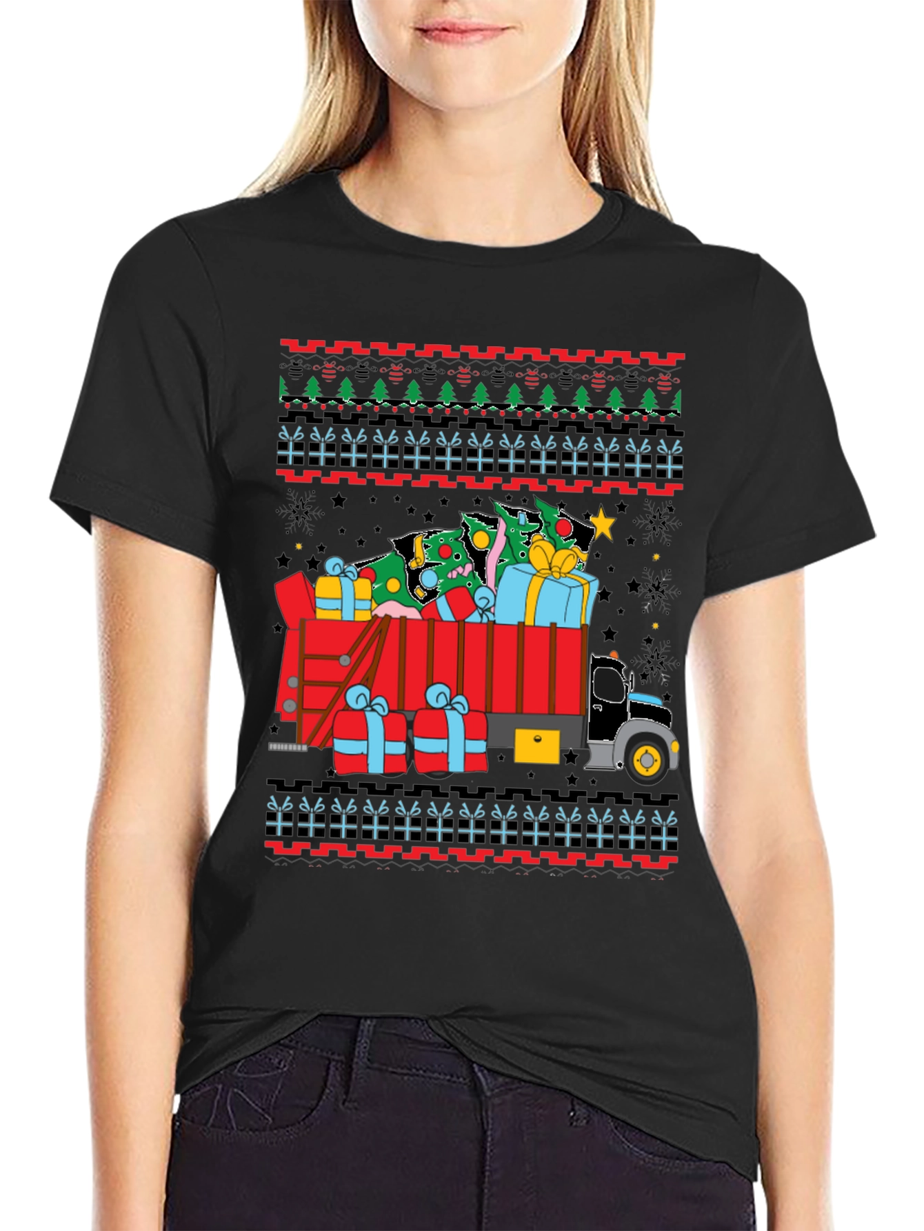 Ugly Christmas Truck T-Shirt