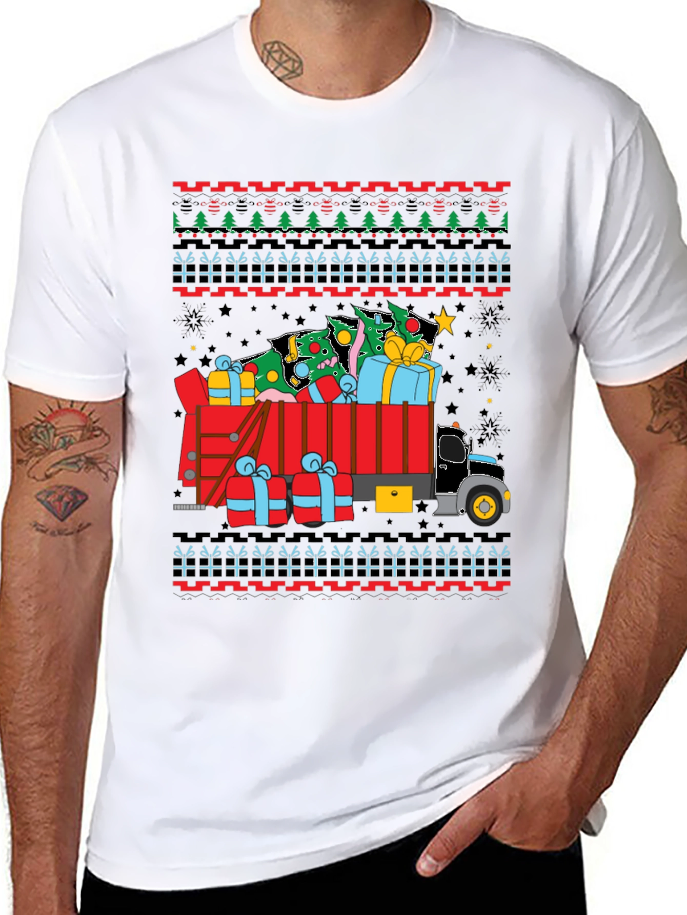 Ugly Christmas Truck T-Shirt