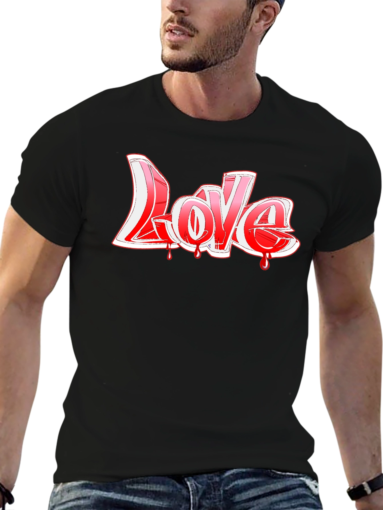 Graffiti Love T-Shirt - Bold Graphic Tee