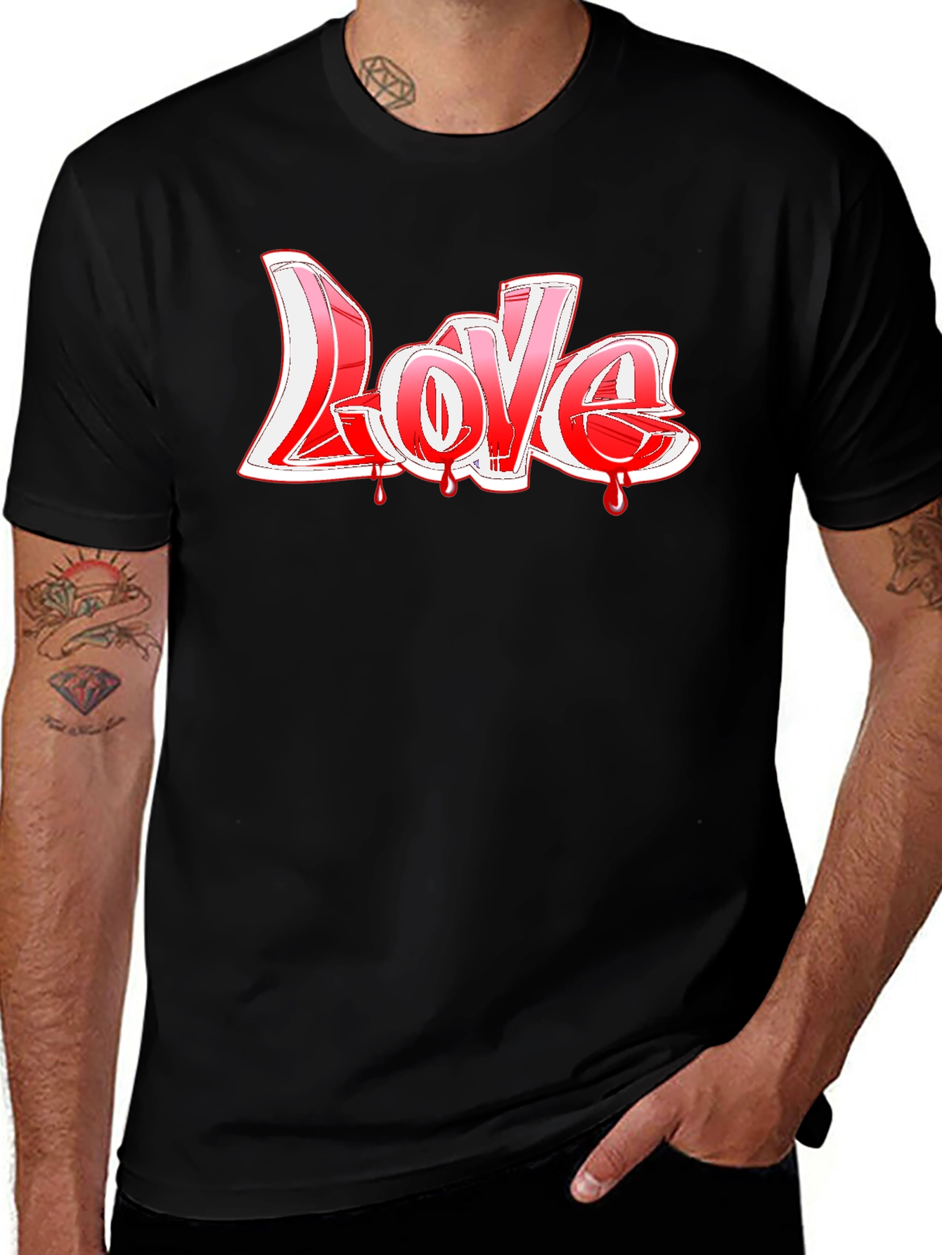 Graffiti Love T-Shirt - Bold Graphic Tee