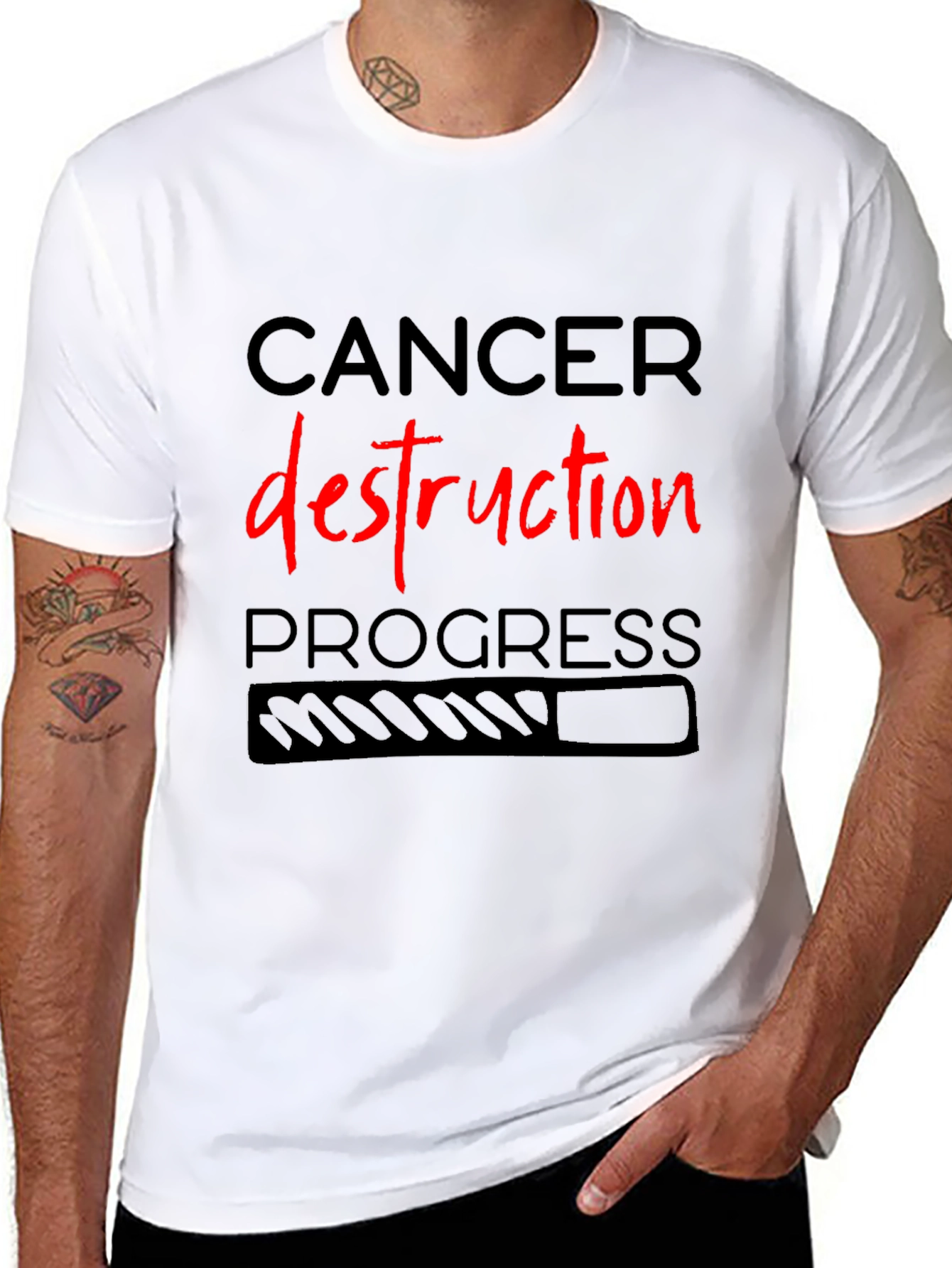 Cancer Destruction Progress T-Shirt