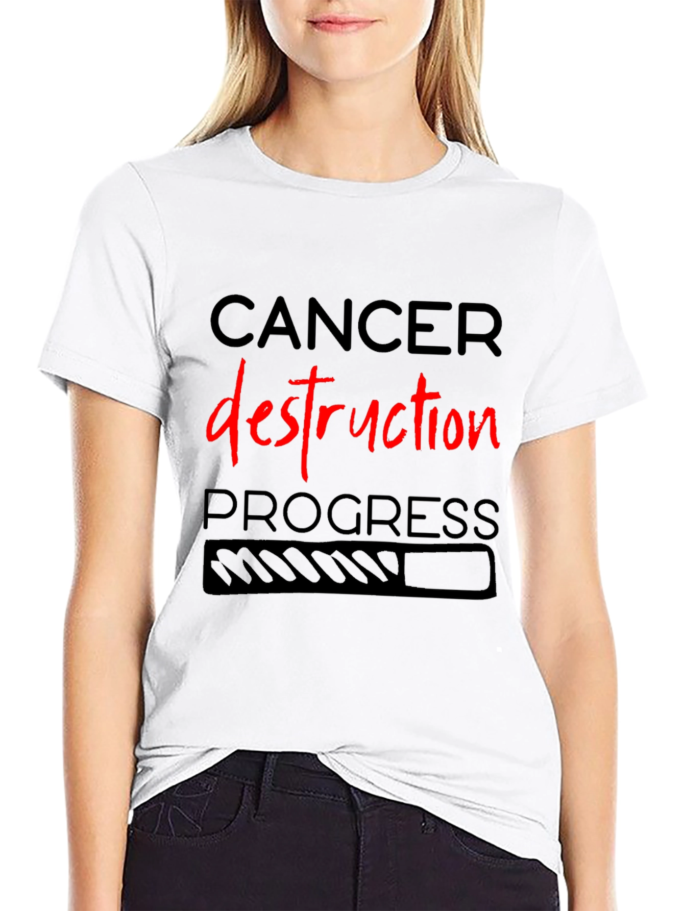 Cancer Destruction Progress T-Shirt