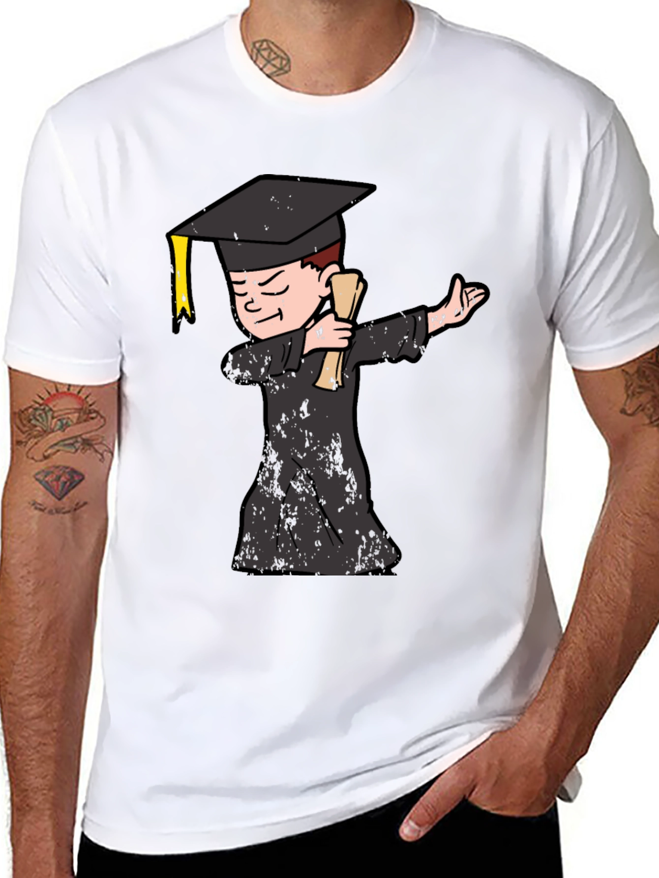 Dabbing Grad T-Shirt - Celebrate in Style!