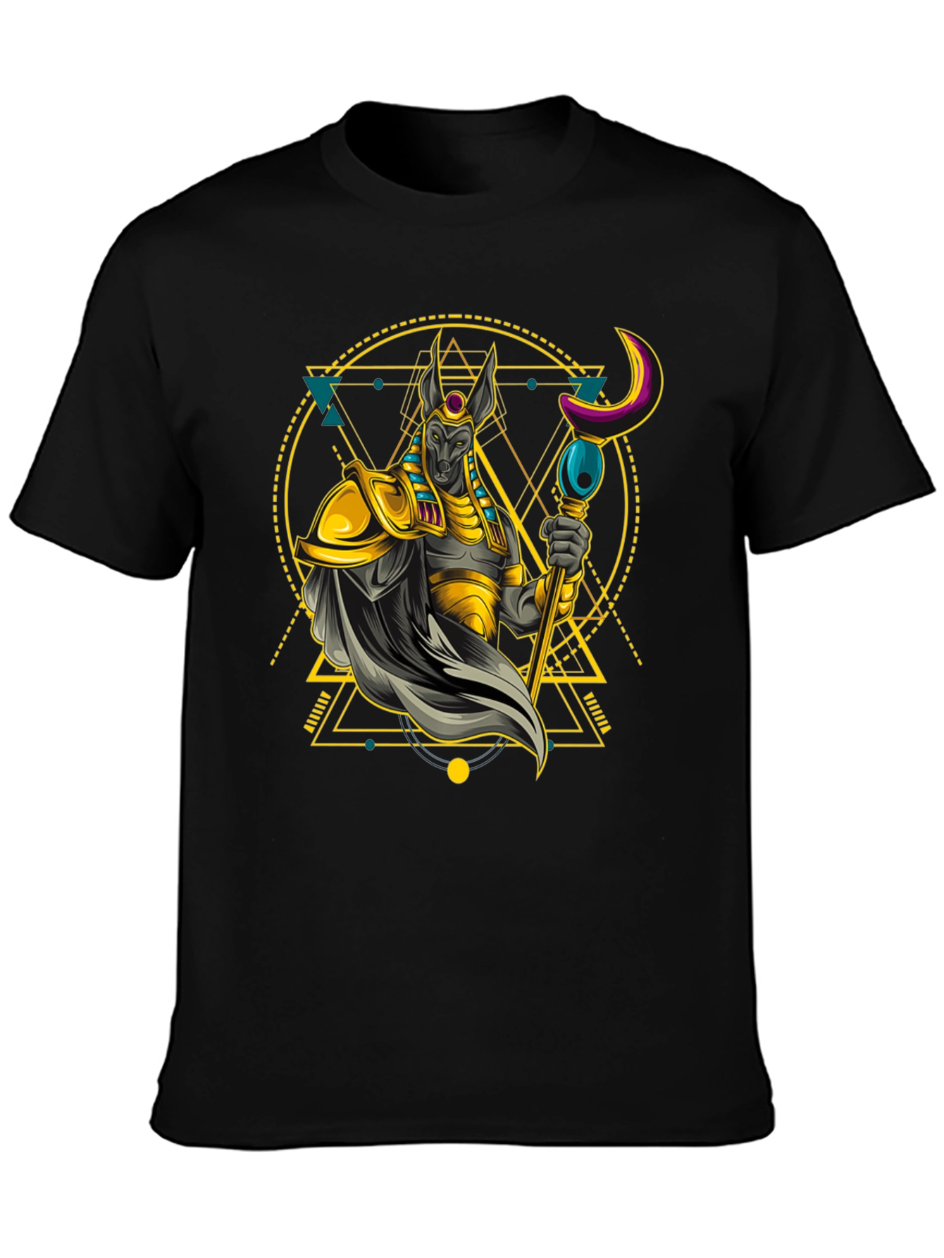 Anubis Graphic Tee - Egyptian God T-Shirt