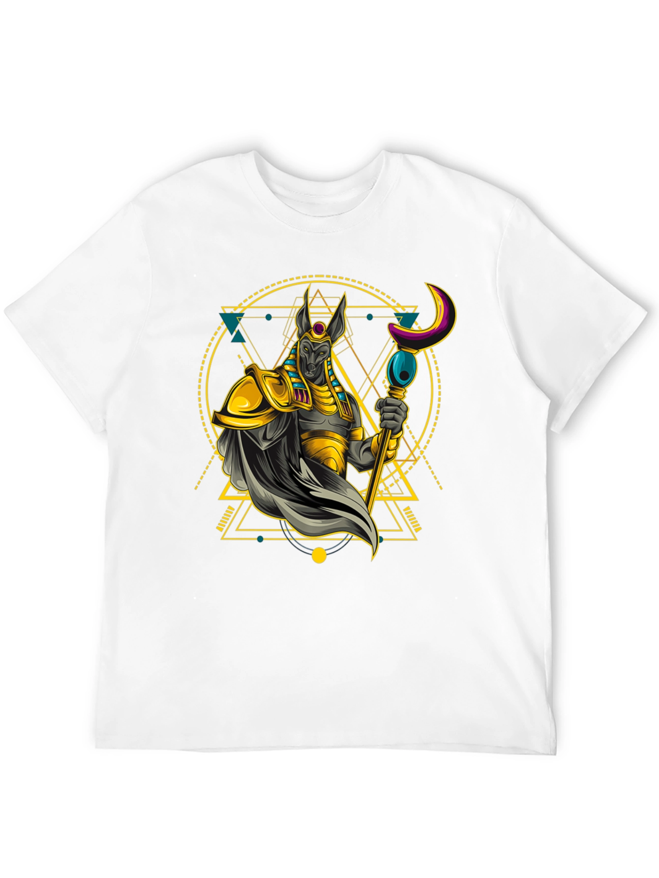 Anubis Graphic Tee - Egyptian God T-Shirt