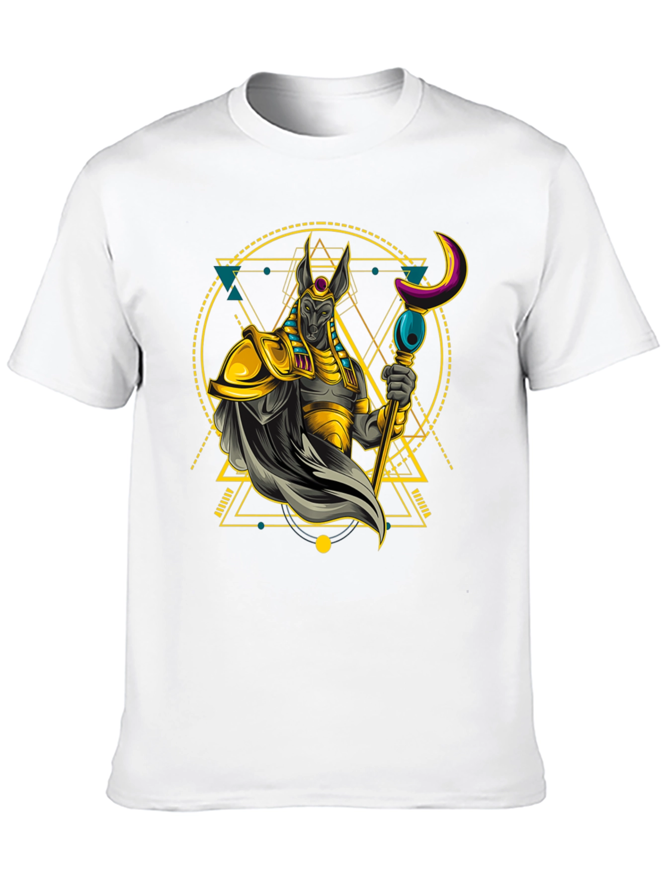 Anubis Graphic Tee - Egyptian God T-Shirt