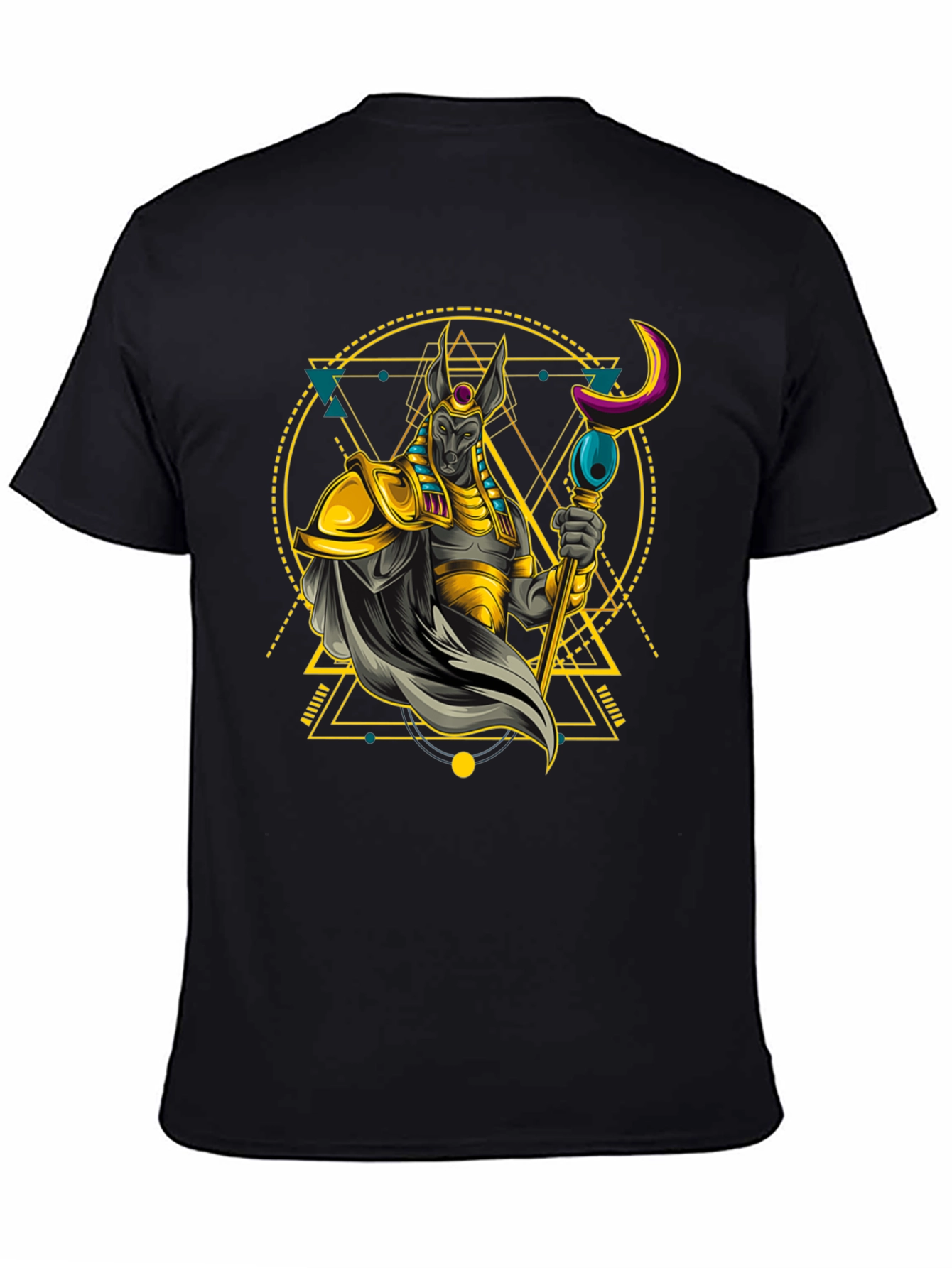 Anubis Graphic Tee - Egyptian God T-Shirt