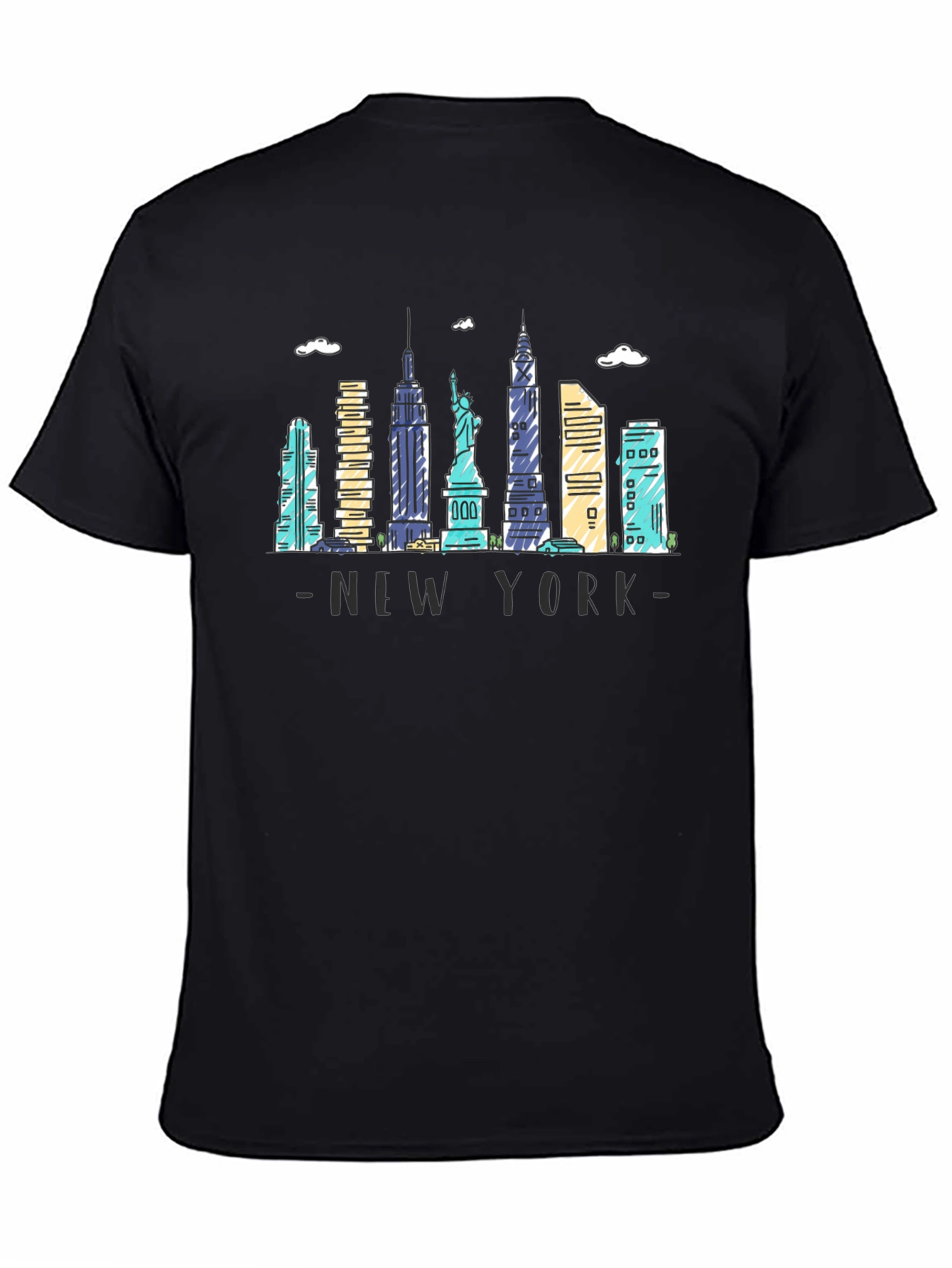 New York Skyline Graphic T-Shirt