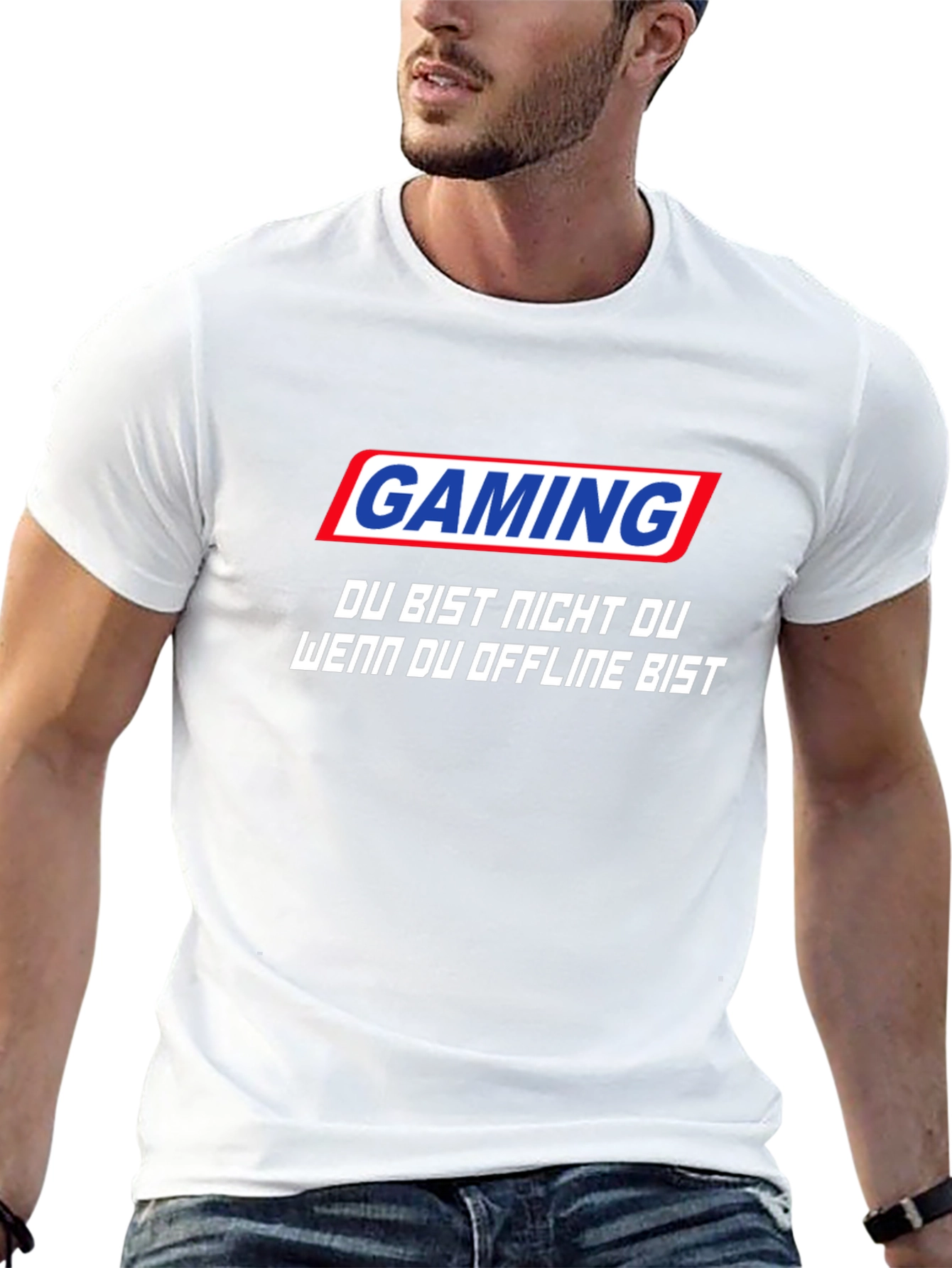 Gaming Slogan Black T-Shirt - Stay Online!