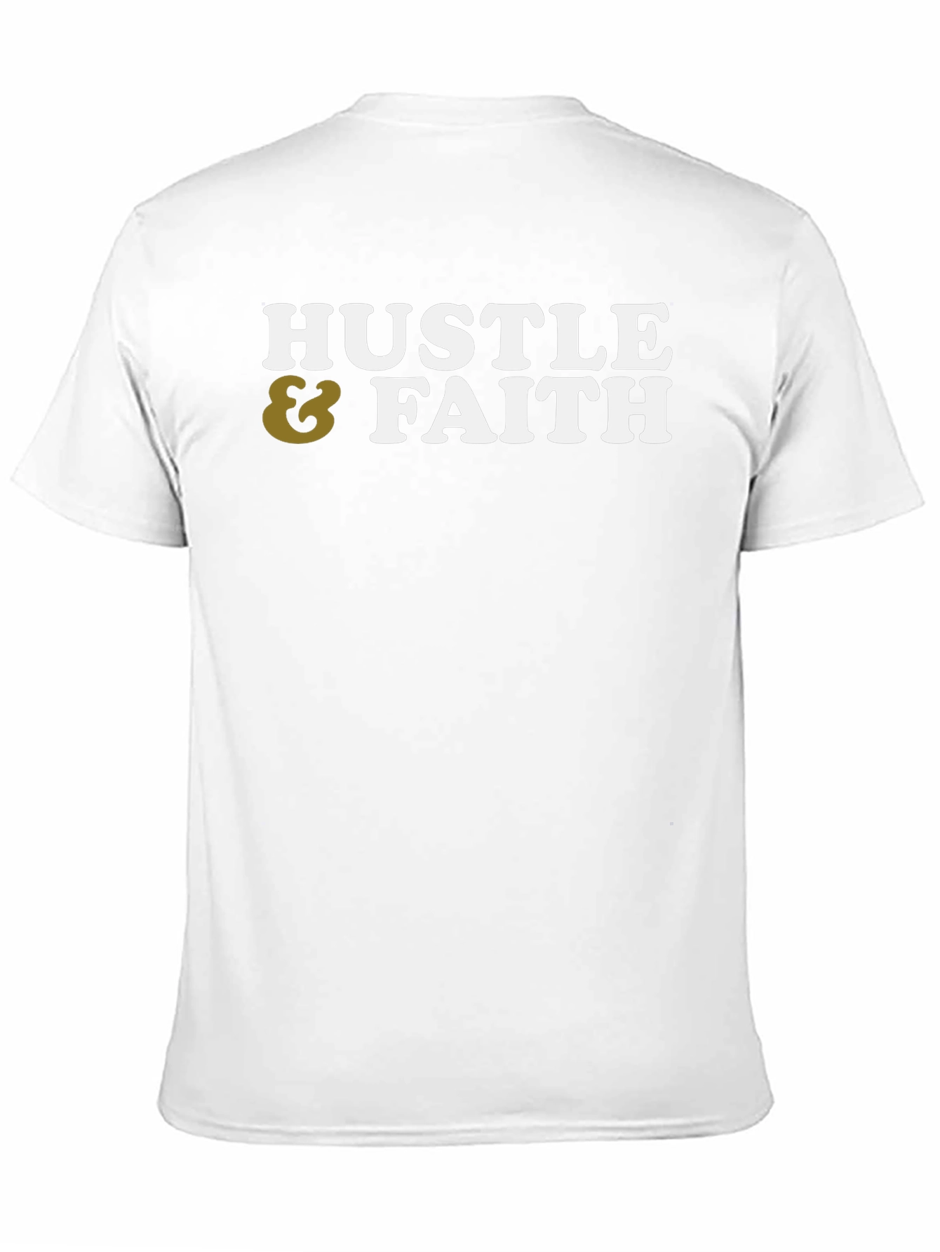 Hustle & Faith Graphic Tee - Casual Cotton T-Shirt