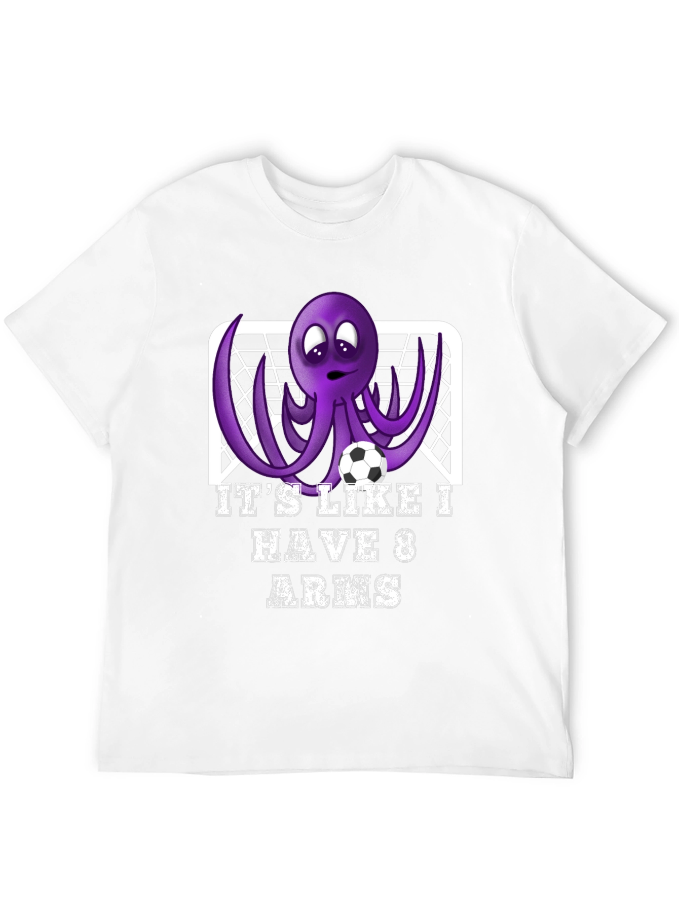Soccer Octopus Graphic Tee - 8 Arms Goalie