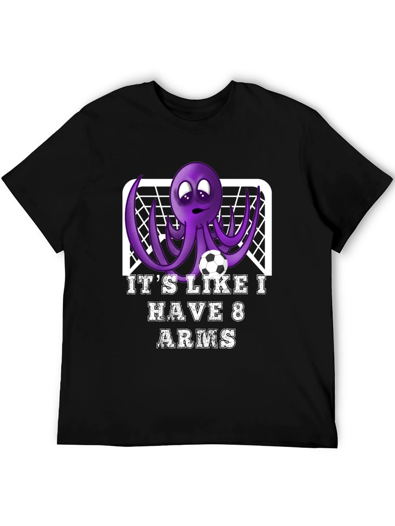 Soccer Octopus Graphic Tee - 8 Arms Goalie