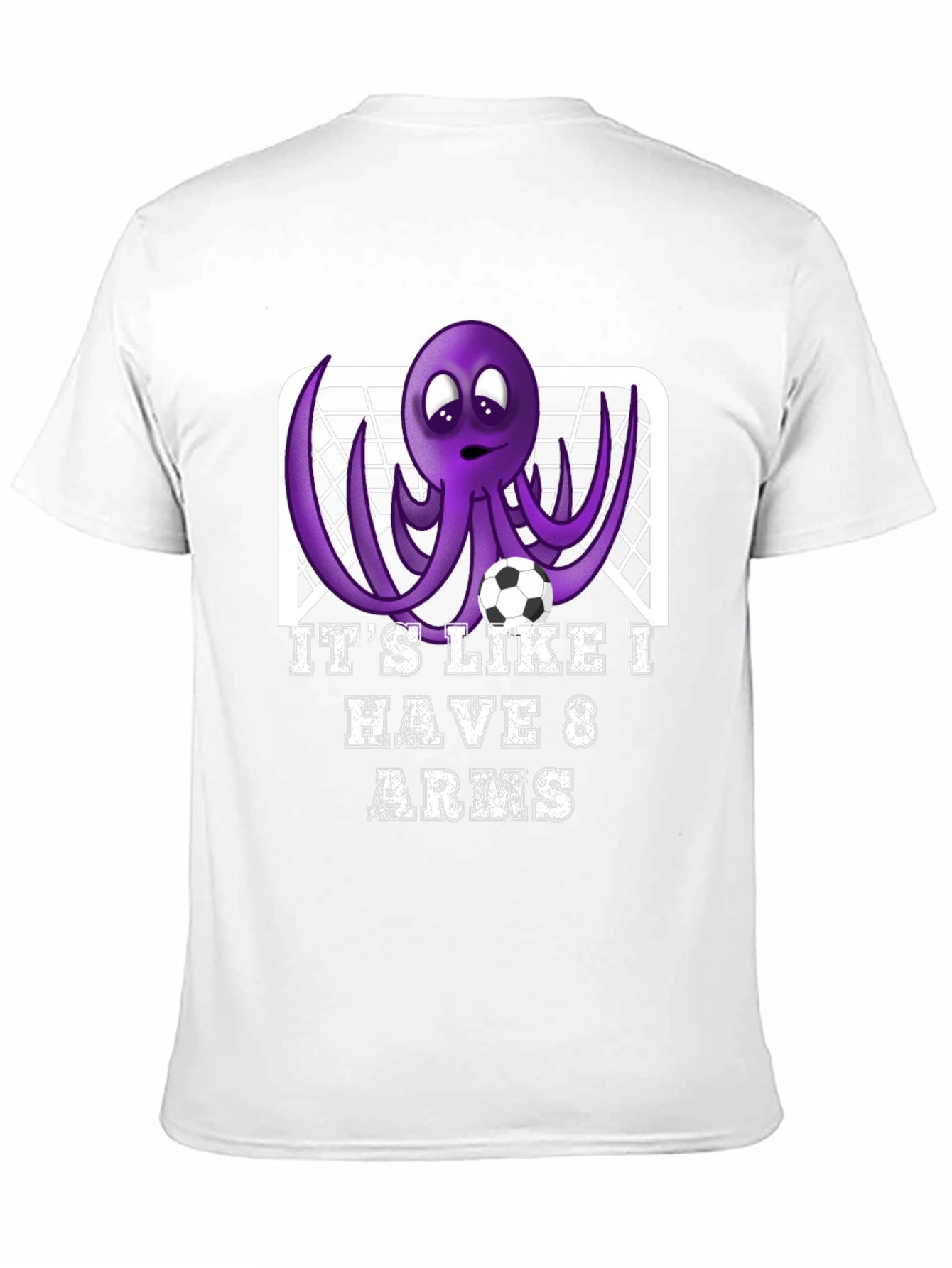 Soccer Octopus Graphic Tee - 8 Arms Goalie