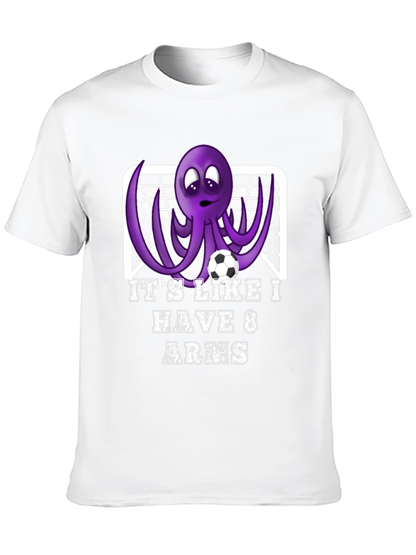Soccer Octopus Graphic Tee - 8 Arms Goalie