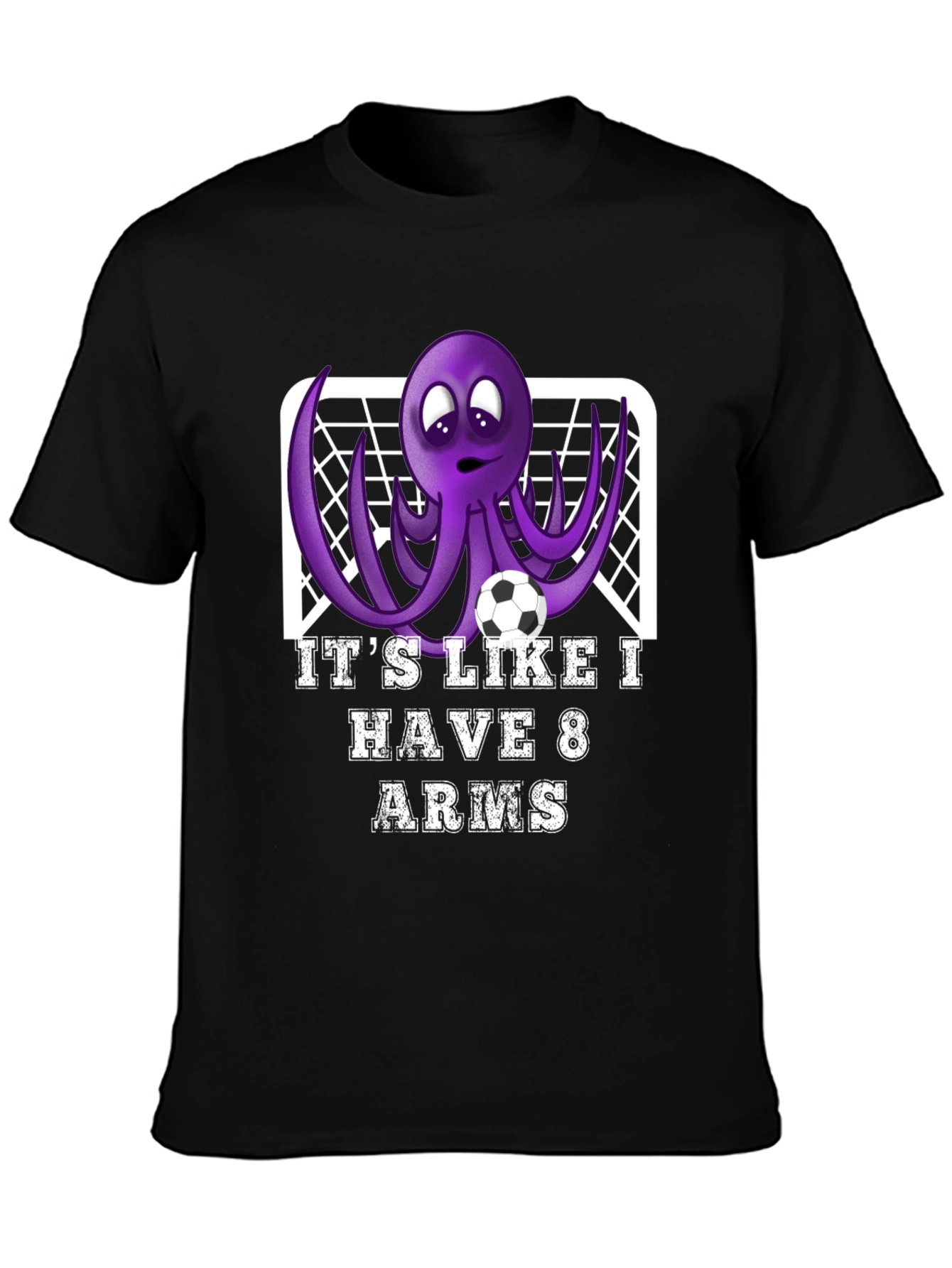 Soccer Octopus Graphic Tee - 8 Arms Goalie