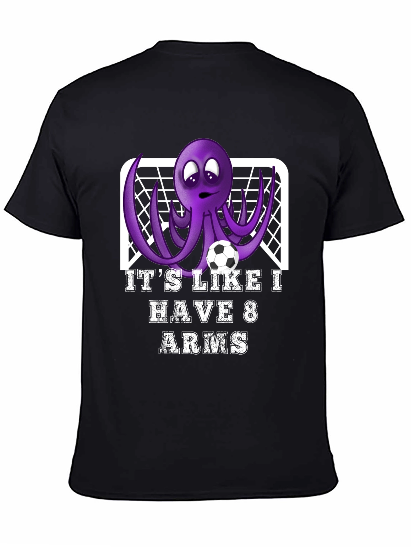 Soccer Octopus Graphic Tee - 8 Arms Goalie