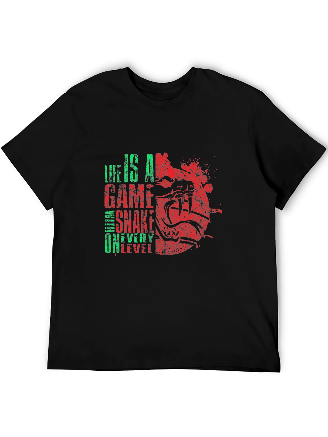 Life Is A Game Snake T-Shirt
