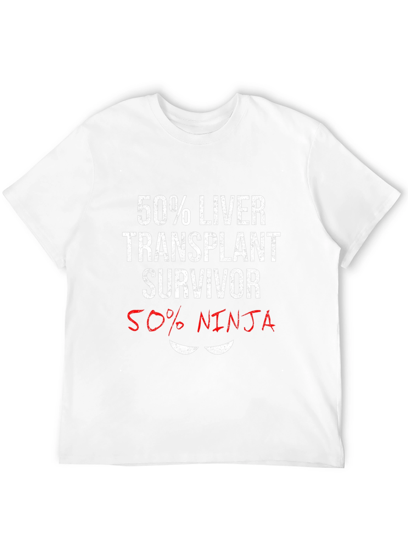 Liver Transplant Survivor Ninja Graphic T-Shirt