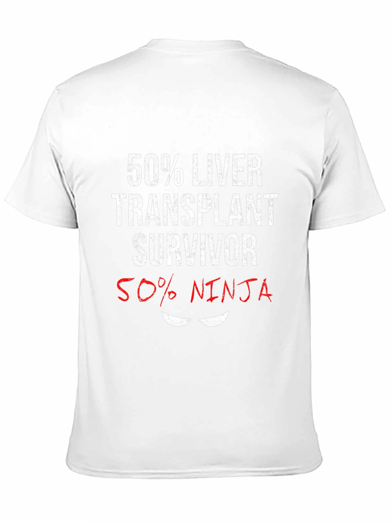 Liver Transplant Survivor Ninja Graphic T-Shirt