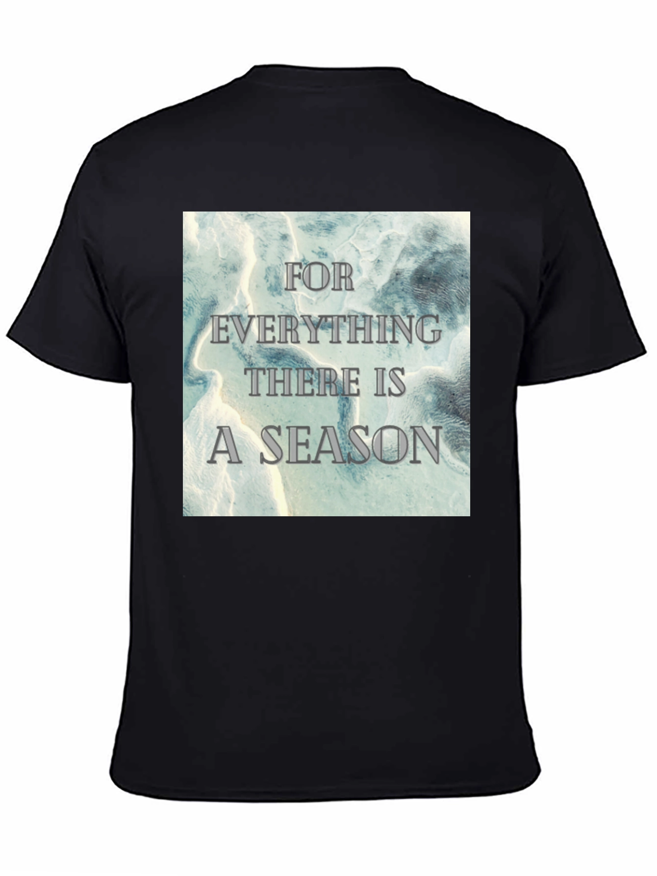 Inspirational Season Graphic Tee - Black