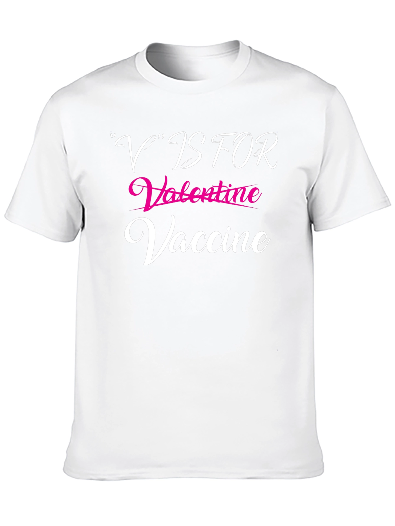V is for Valentine Vaccine T-Shirt