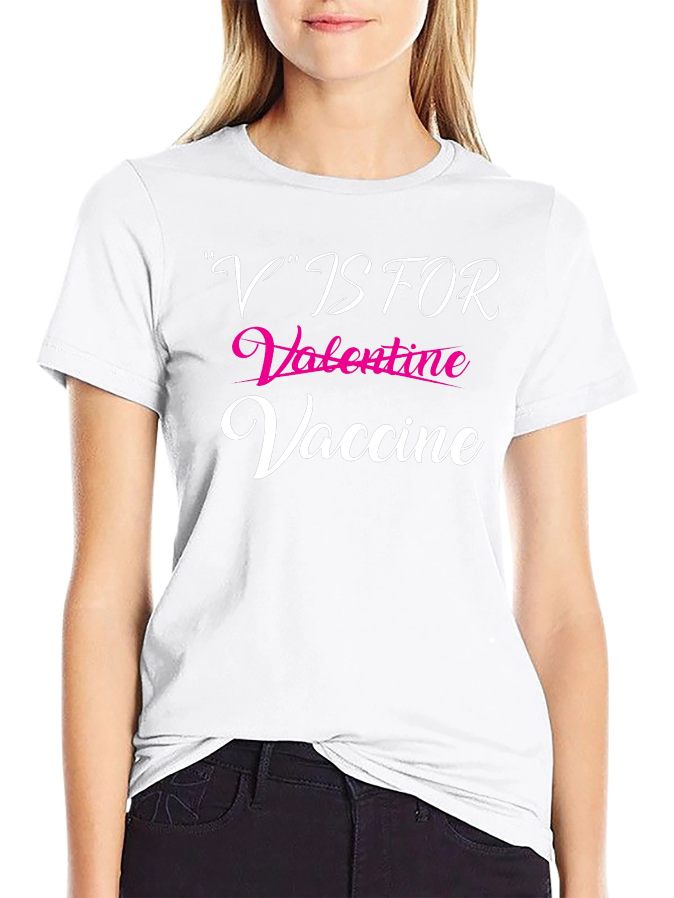 V is for Valentine Vaccine T-Shirt