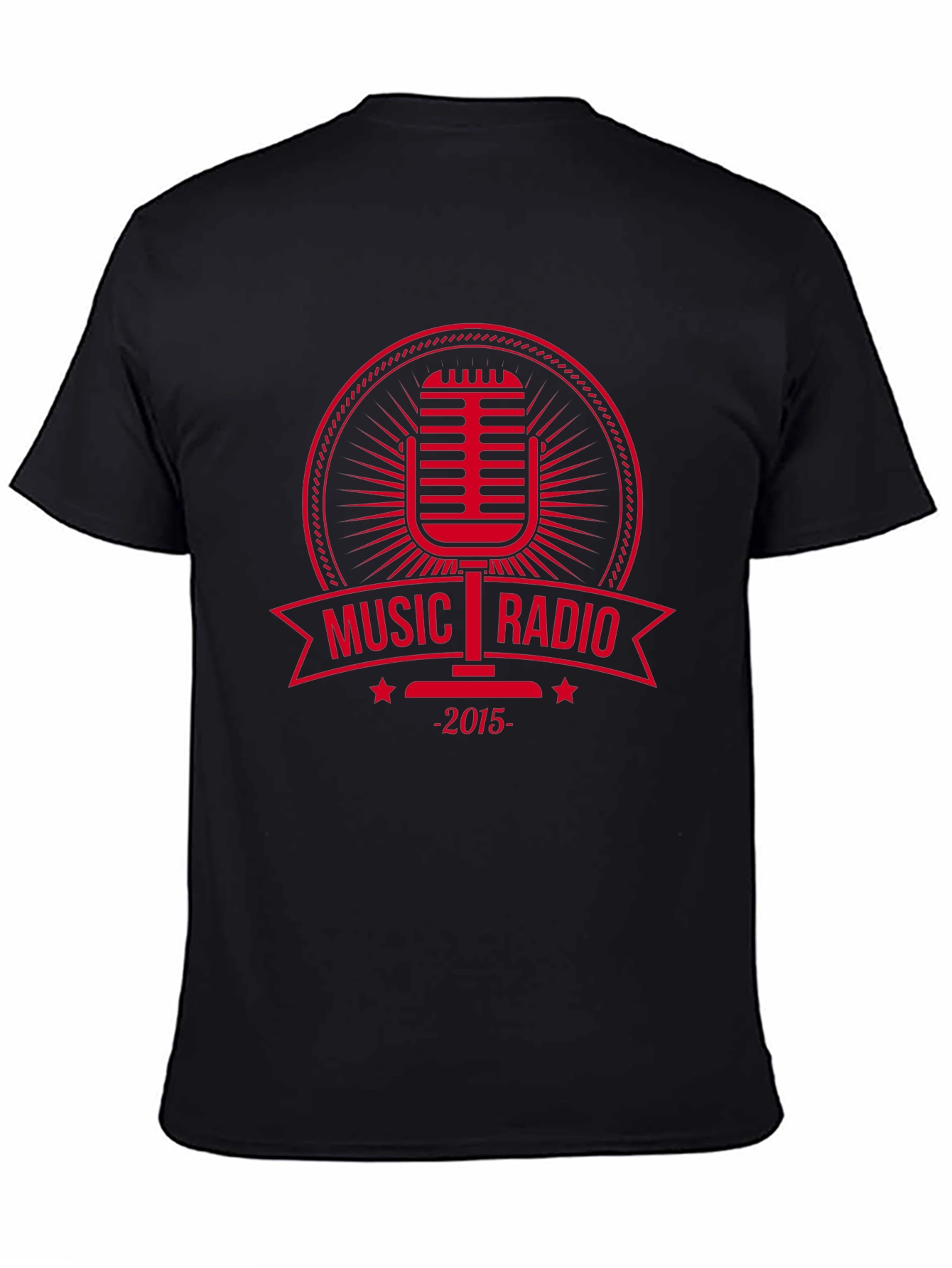 Music Radio Microphone Graphic T-Shirt
