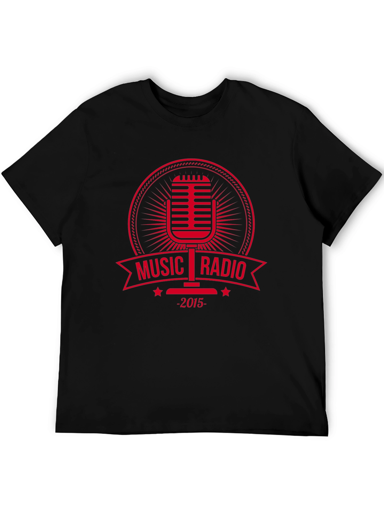 Music Radio Microphone Graphic T-Shirt