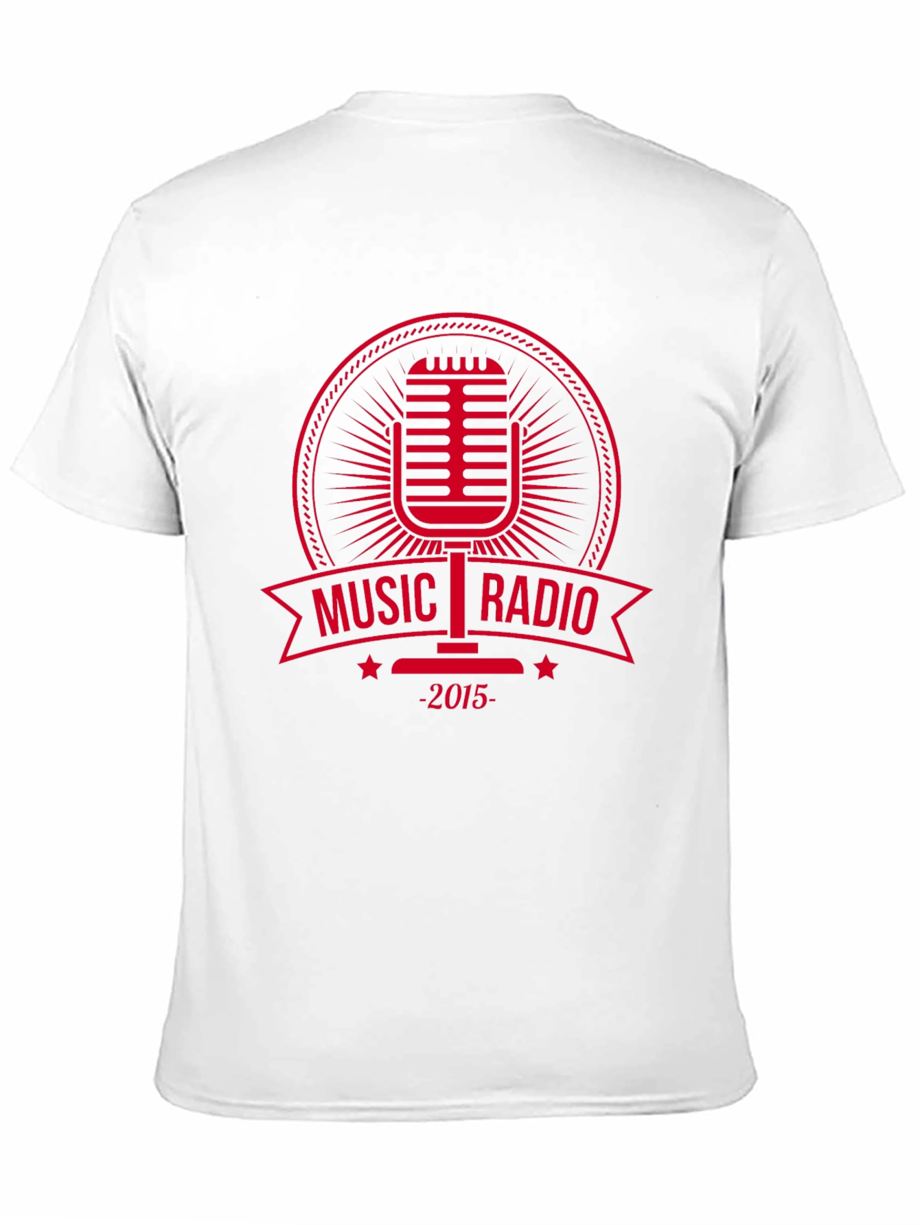 Music Radio Microphone Graphic T-Shirt