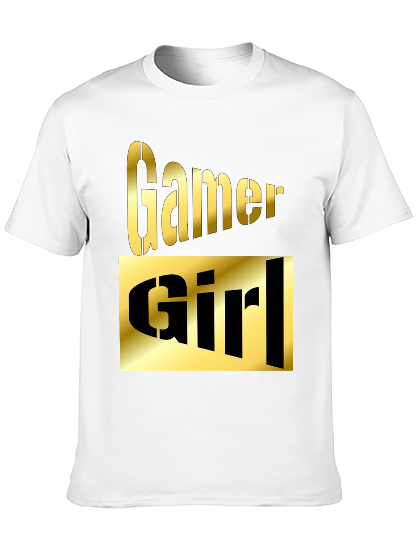 Gamer Girl Graphic T-Shirt - Black