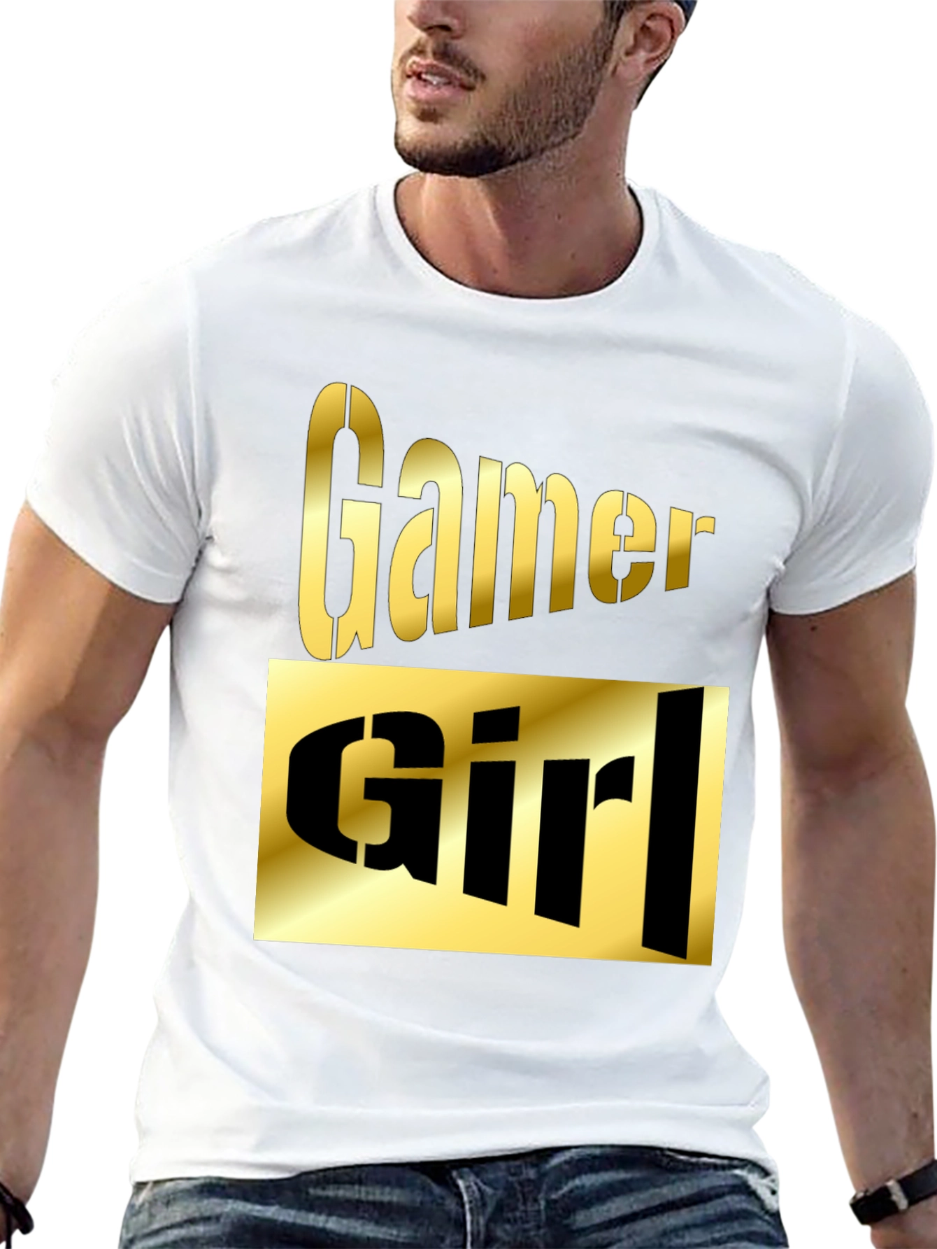 Gamer Girl Graphic T-Shirt - Black