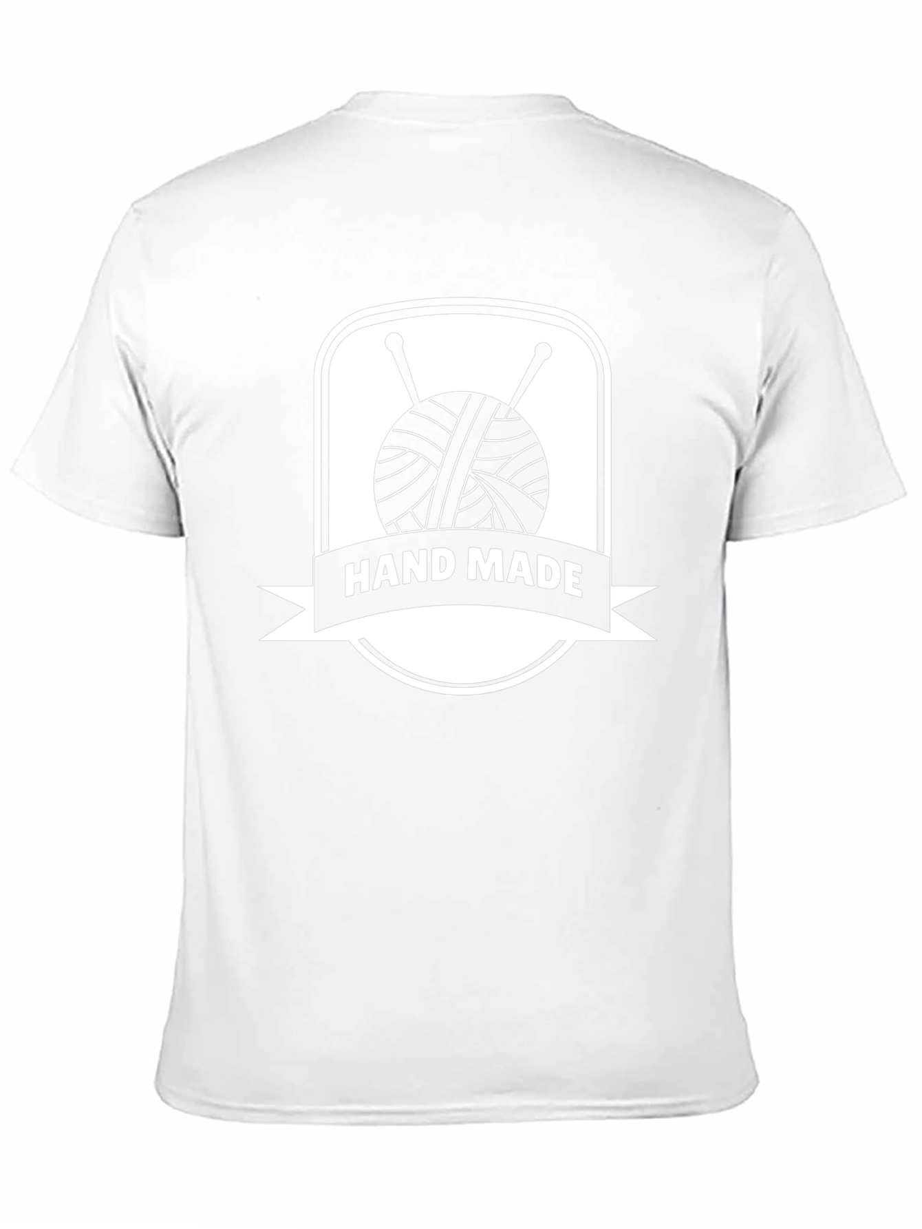 Handmade Knit T-Shirt - Yarn & Needles Design