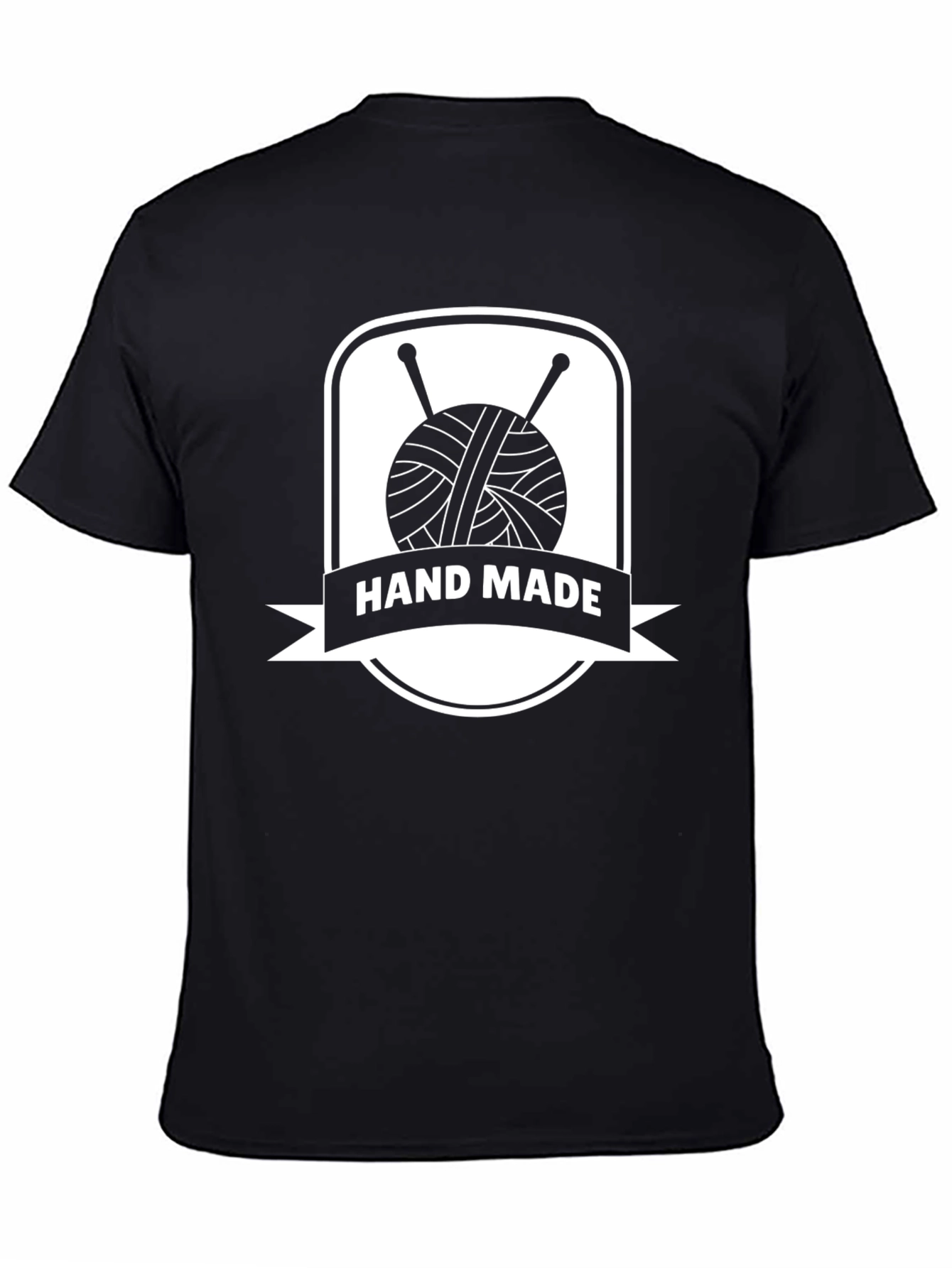 Handmade Knit T-Shirt - Yarn & Needles Design