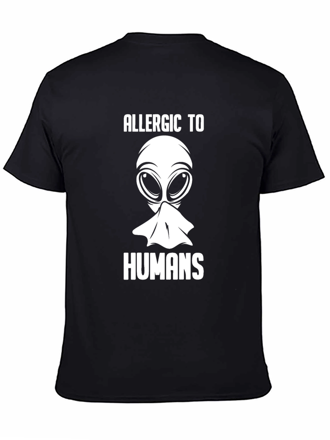Allergic to Humans Alien T-Shirt