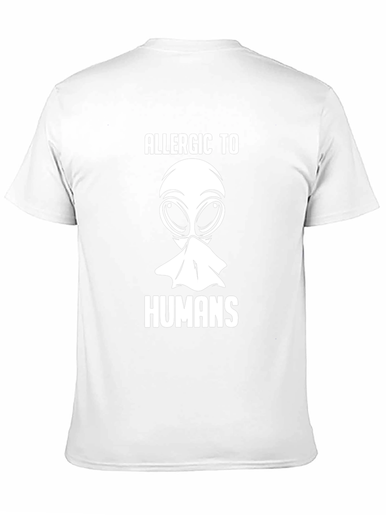 Allergic to Humans Alien T-Shirt