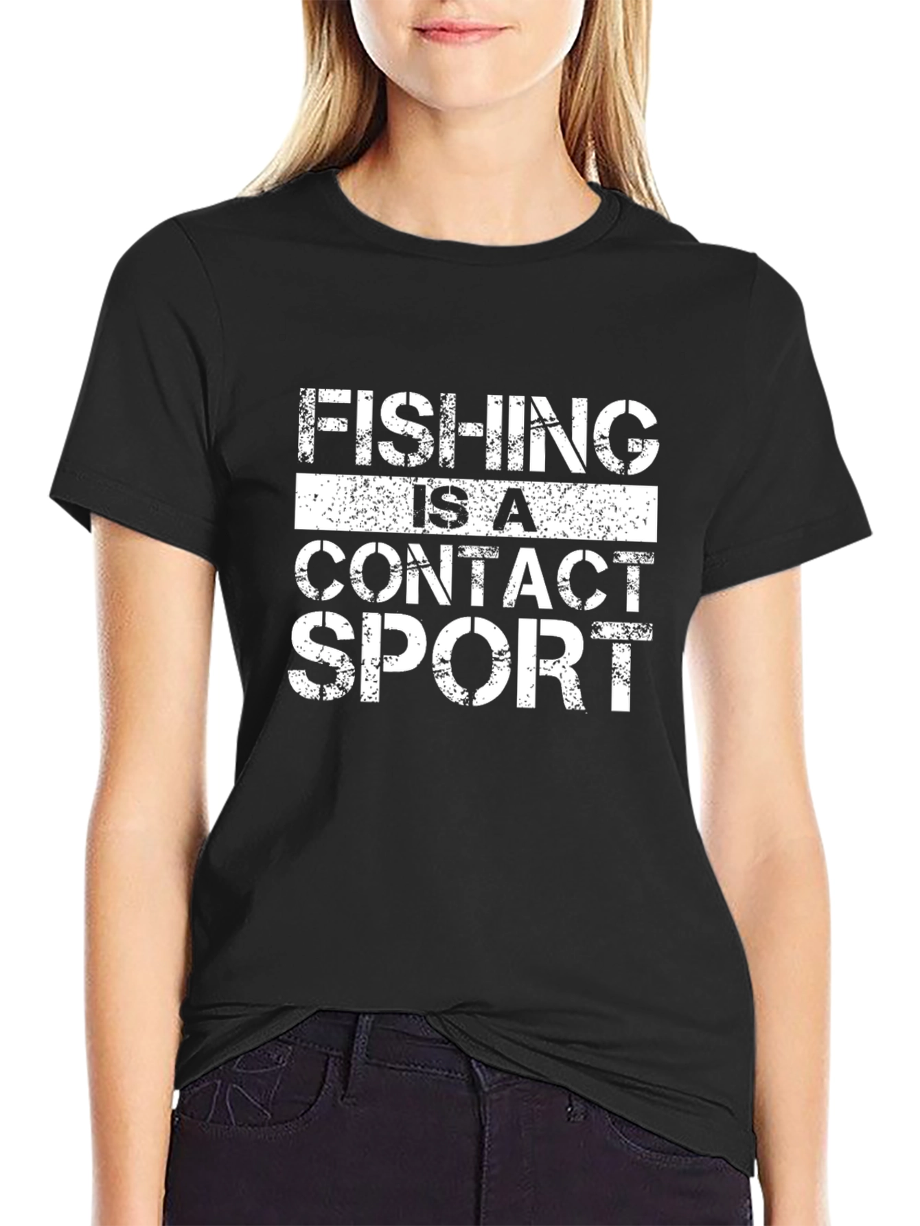Fishing Is A Contact Sport Graphic Tee