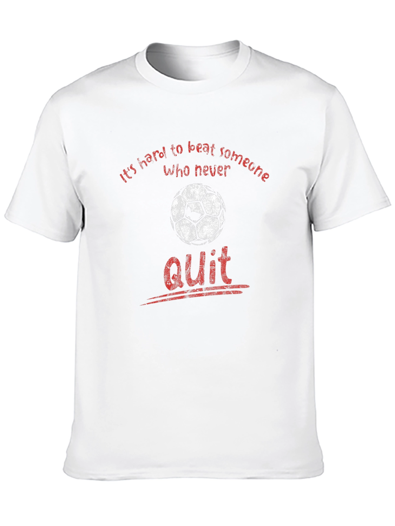 Never Quit Soccer T-Shirt
