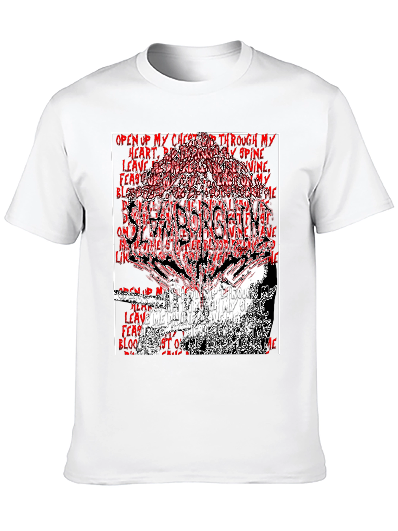 SlamBorgini Graphic Print Black T-Shirt