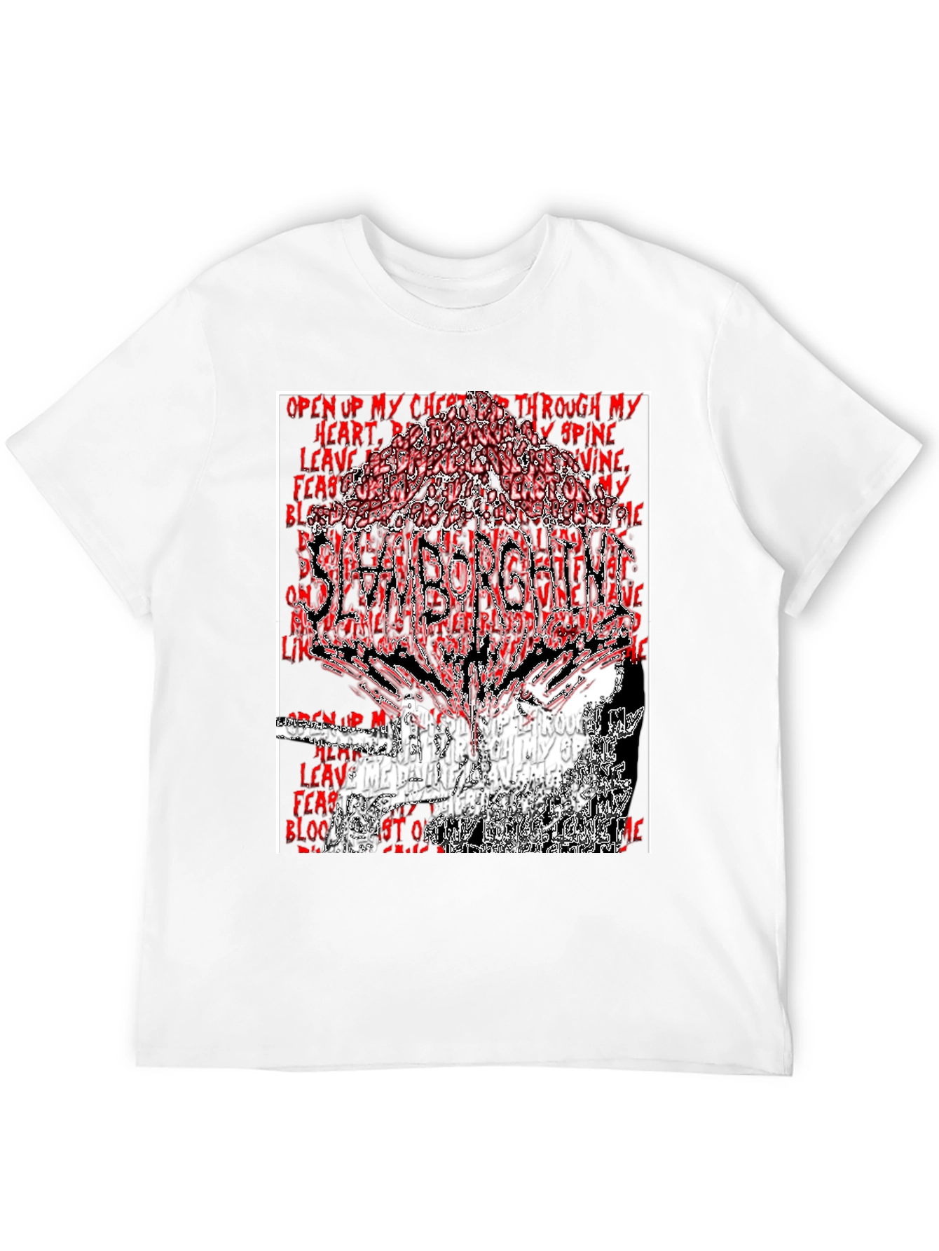SlamBorgini Graphic Print Black T-Shirt