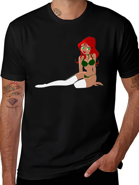 Cartoon Girl T-Shirt - Unique Graphic Tee