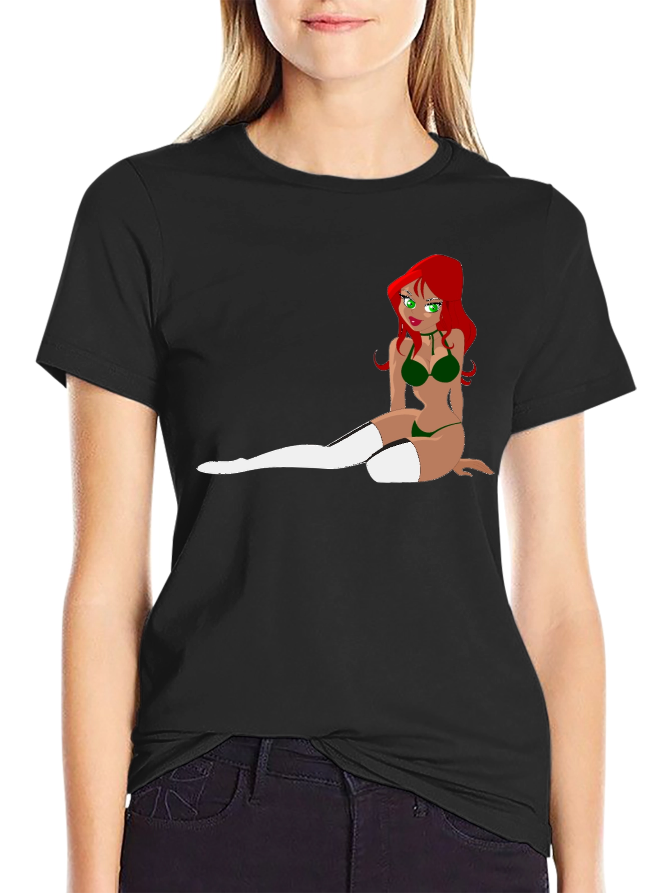 Cartoon Girl T-Shirt - Unique Graphic Tee